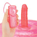 Close up image of the Remote Control for the vibrating dildo of the Lux Fetish Inflatable Sex Chair With Vibrating Dildo