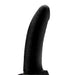 Vertical side view of the Lux Fetish The Original Facilitator in Black Color