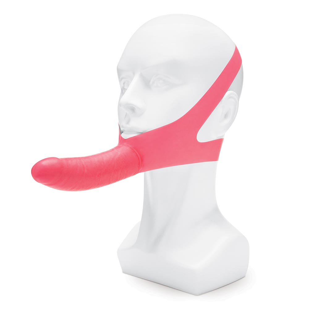 Horizontal view of the Lux Fetish The Original Facilitator in Pink Color