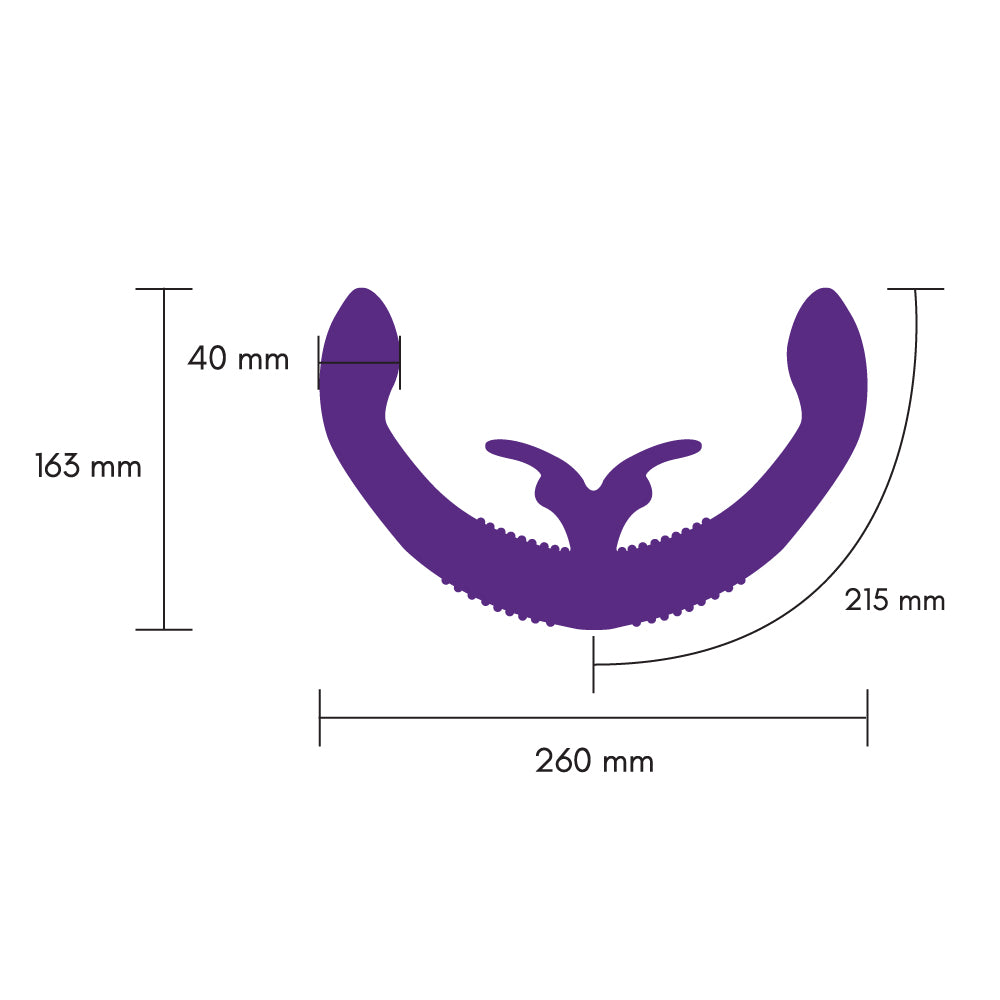 Specifications of the Together Couples' Vibrator with Remote Control